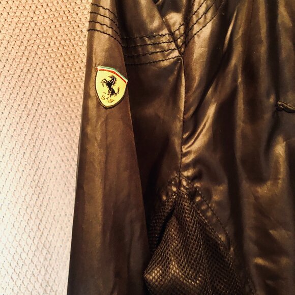 [WOMEN L] PUMA Ferrari Track Jacket & Cap Set Black F1 Racing Motorsport - Picture 2 of 10